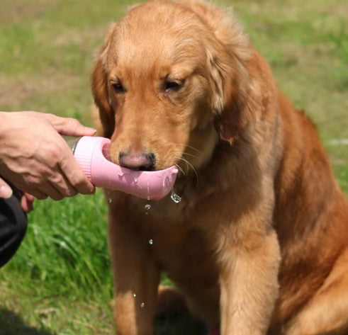 2-in-1 Portable Dog Hydration Bottle