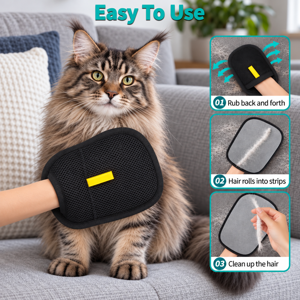 Pet Hair Removal Gloves