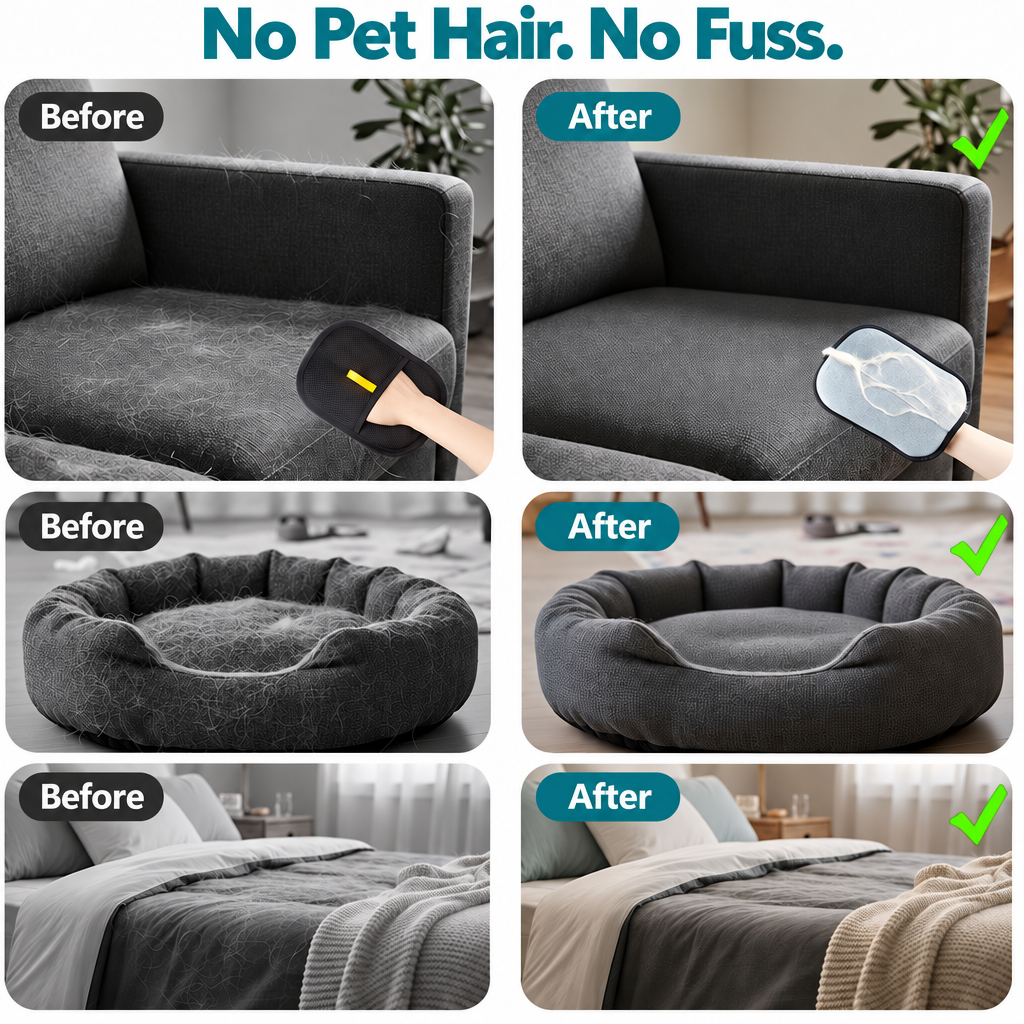 Pet Hair Removal Gloves