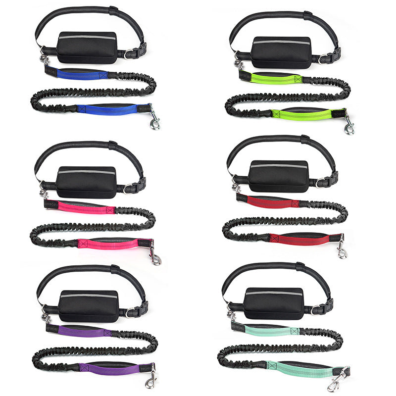 Hands-Free Bungee Leash & Waist Pouch