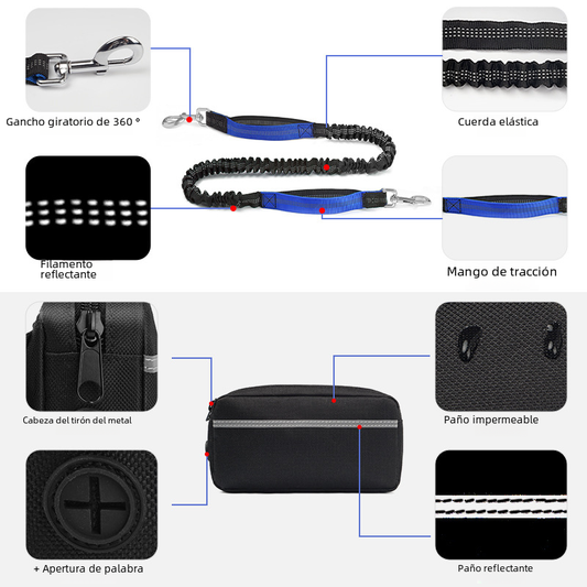 Hands-Free Dog Leash & Hydration Set